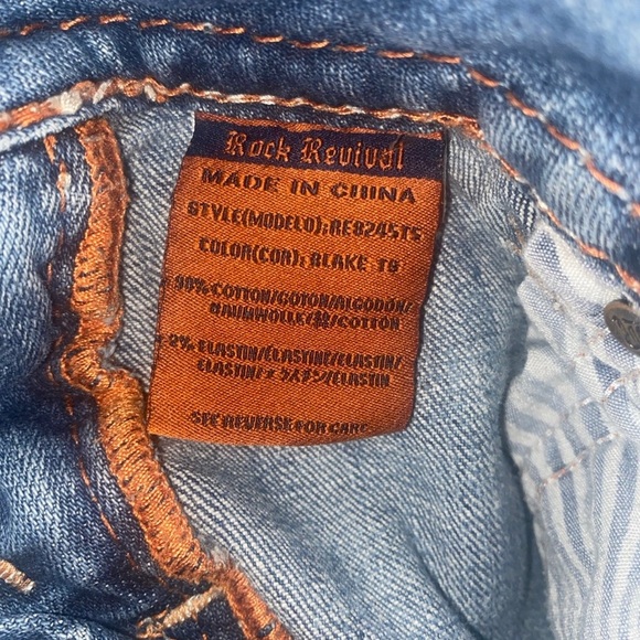 Rock Revival Blake Straight Leg Jeans Men’s Size 32 - Picture 11 of 11